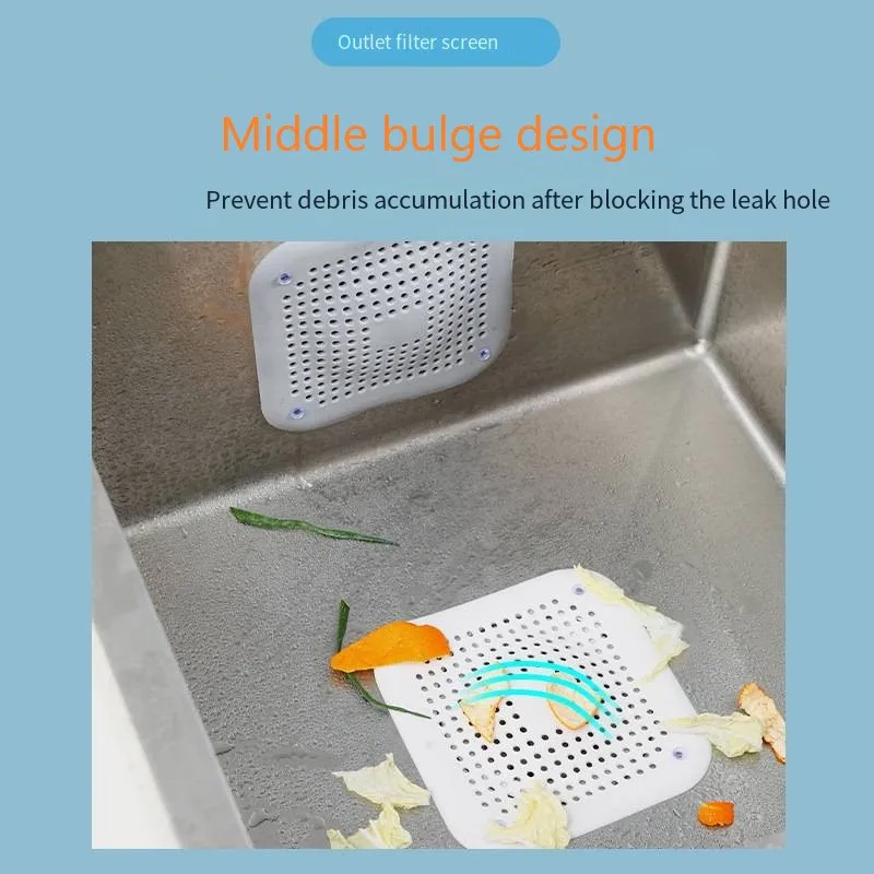 Sink Anti-clogging Silicone Floor Drain Cover Hair Stoppers and Catchers Filter Sewer Outlet Filter Bathroom Accessories
Sink Anti-clogging Silicone Floor Drain Cover Hair Stoppers and Catchers Filter Sewer Outlet Filter Bathroom Accessories