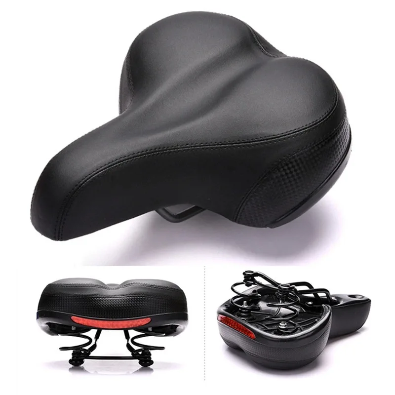 Bicycle saddle Wide Thicken Comfort Gel Bicycle Seat Soft With Reflective Sticker Mountain Cycling Cushion Pad Cycling Equipment
Bicycle saddle Wide Thicken Comfort Gel Bicycle Seat Soft With Reflective Sticker Mountain Cycling Cushion Pad Cycling Equipment