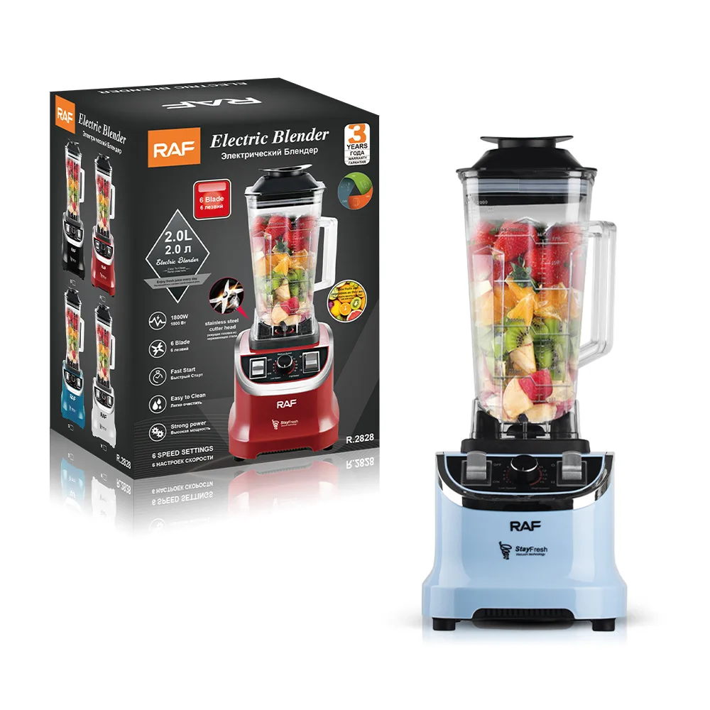 1800W Grinder Blender Mixer Juicer with 6 Blad-es 2L Large Capacity Anti-Slip 3 Pulse Modes for Home Use With BPA Free
1800W Grinder Blender Mixer Juicer with 6 Blad-es 2L Large Capacity Anti-Slip 3 Pulse Modes for Home Use With BPA Free