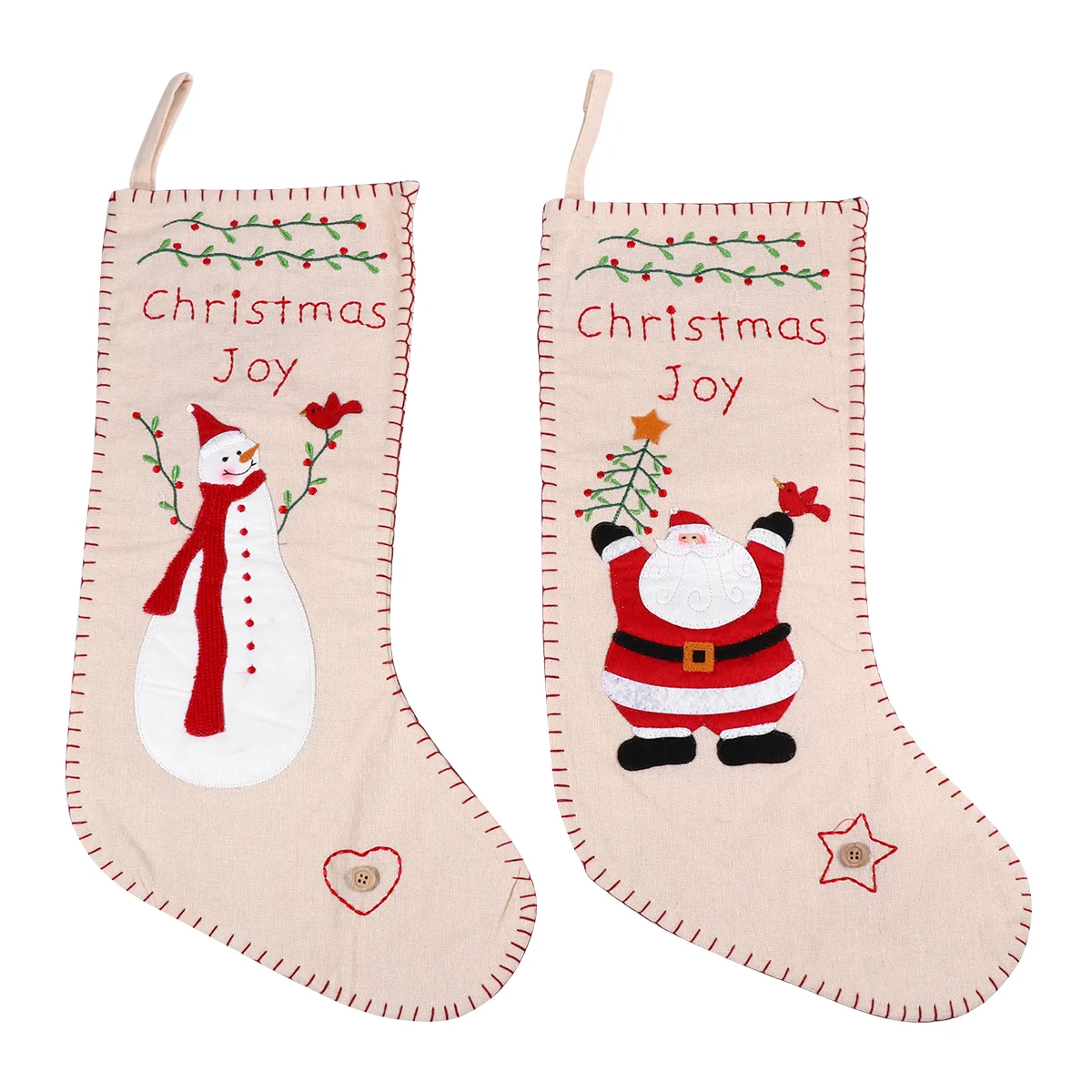 Christmas Embroidered Stocking Socks Xmas Tree Hanging Gift Bag Christmas Tree Decor for Home Shop Mall Party Ornaments 2pcs
Christmas Embroidered Stocking Socks Xmas Tree Hanging Gift Bag Christmas Tree Decor for Home Shop Mall Party Ornaments 2pcs