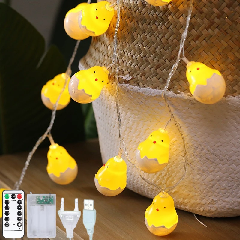 Led Garland Egg Chick Fairy Lights String Christmas Outdoor Lamp Chain Garden Wedding Holiday Decor Bedroom Living Room Party
Led Garland Egg Chick Fairy Lights String Christmas Outdoor Lamp Chain Garden Wedding Holiday Decor Bedroom Living Room Party