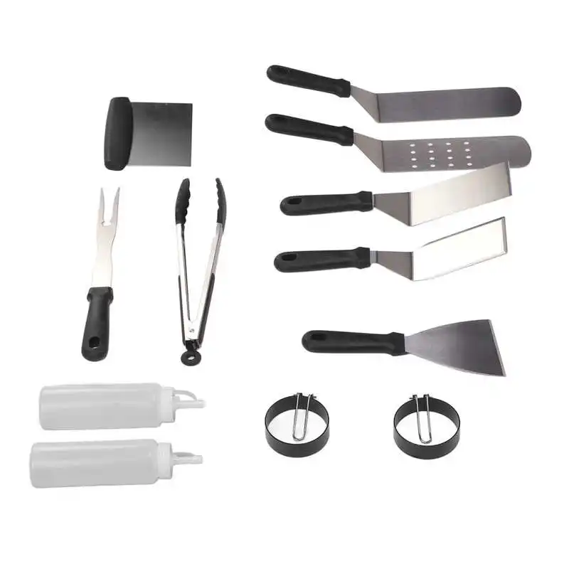 Grilling Kit Stainless Steel Grilling Kit Complete Tools with a Storage Bag for Camping for Birthday Parties
Grilling Kit Stainless Steel Grilling Kit Complete Tools with a Storage Bag for Camping for Birthday Parties