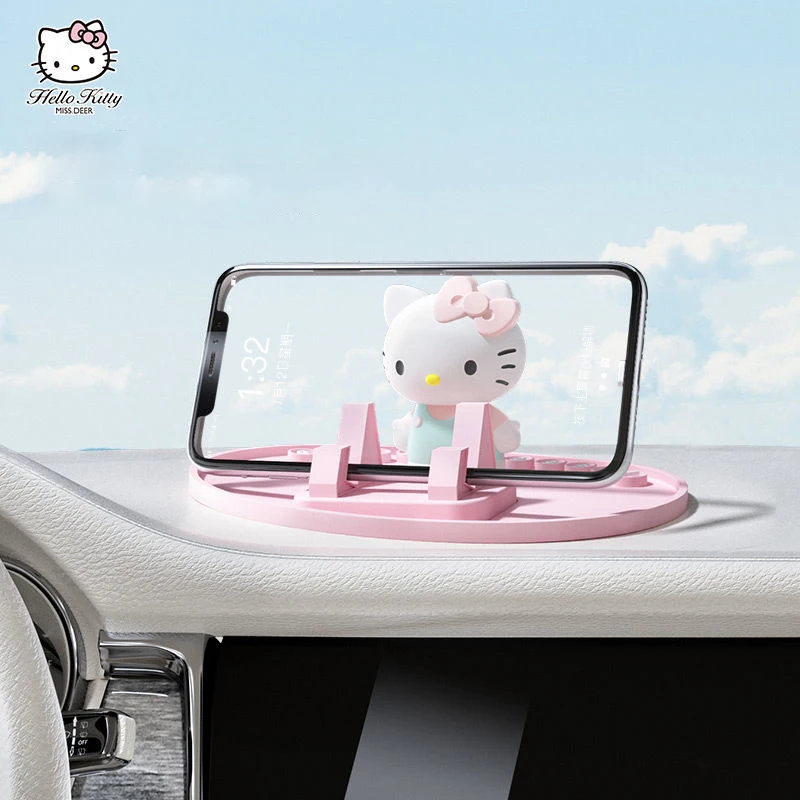 Original Hello Kitty Car Mobile Phone Bracket Cartoon Sanrio Anti-Skid Parking Number Plate Center Console Dashboard Decoration
Original Hello Kitty Car Mobile Phone Bracket Cartoon Sanrio Anti-Skid Parking Number Plate Center Console Dashboard Decoration