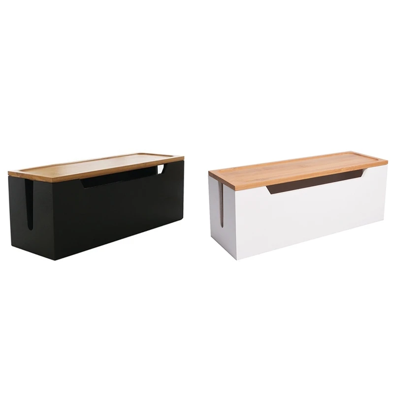 Wooden Cable Organizer Cable Storage Box With Cover For Hiding And Fixing Various Cables Under The Desk
Wooden Cable Organizer Cable Storage Box With Cover For Hiding And Fixing Various Cables Under The Desk