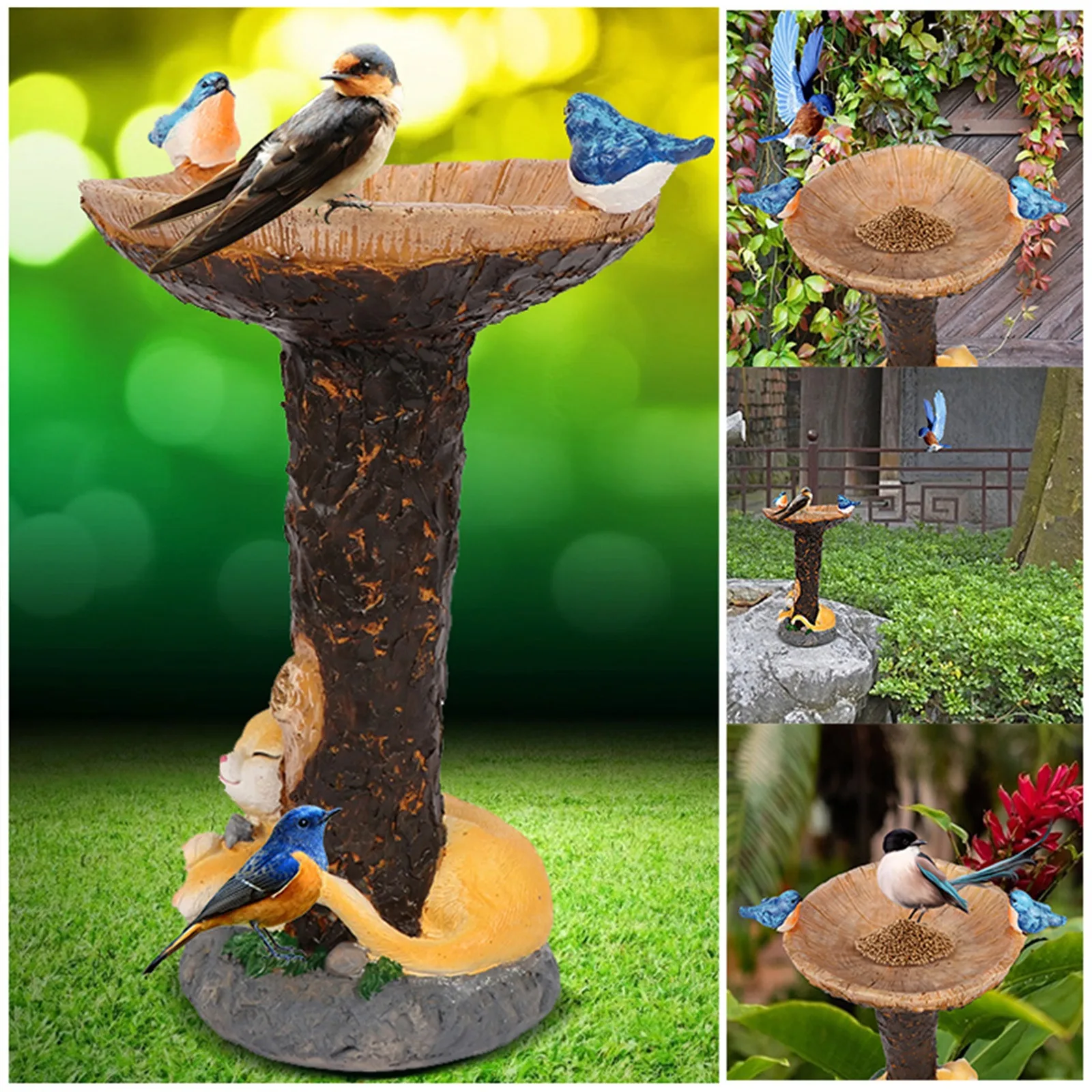 Retro Bird Feeder Bird Bath Fall To The Ground Furnishing Articles Animal Antique Garden Yard Decor Outdoor Indoor Ornaments
Retro Bird Feeder Bird Bath Fall To The Ground Furnishing Articles Animal Antique Garden Yard Decor Outdoor Indoor Ornaments