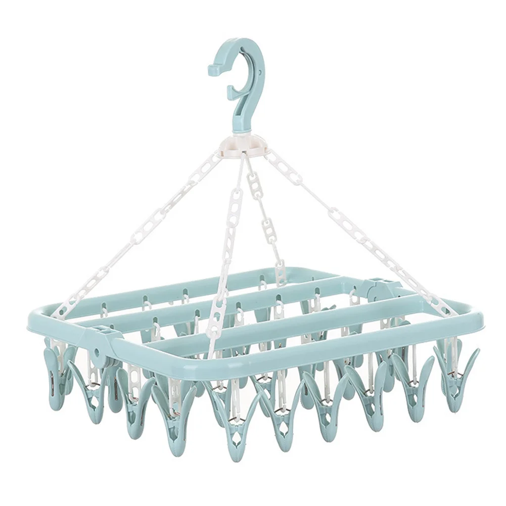1PCS Hanger Household Folding Clip Hanger With 32 Drying Clips, Multifunctional Drying Rack Plastic Hanger
1PCS Hanger Household Folding Clip Hanger With 32 Drying Clips, Multifunctional Drying Rack Plastic Hanger