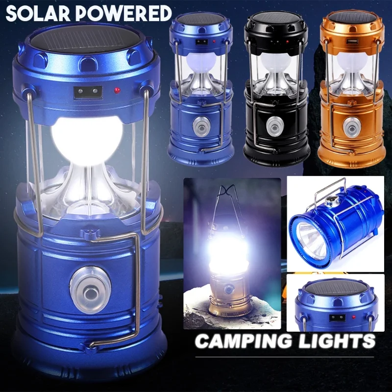 Portable Solar Charger Camping Lantern Lamp LED Outdoor Lighting Folding Camp Tent Lamps USB Rechargeable Lanterns for Emergency
Portable Solar Charger Camping Lantern Lamp LED Outdoor Lighting Folding Camp Tent Lamps USB Rechargeable Lanterns for Emergency