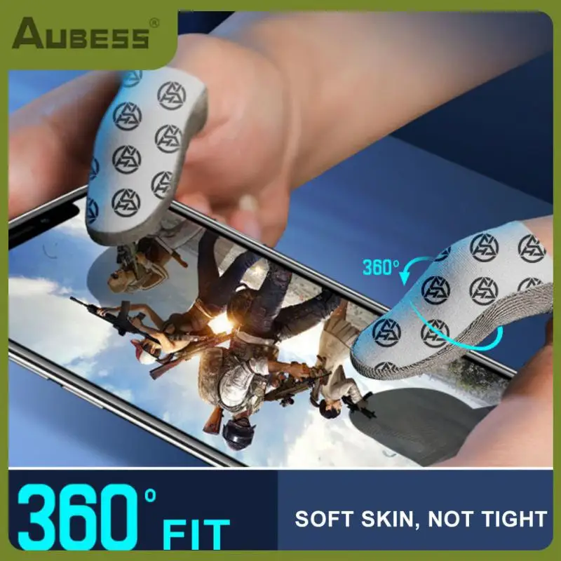 Mobile Game Controller Anti-sweat Practical Thumb Sleeve 1 Pair Sweat-proof Touch Screen Gloves Game Accessories Finger Cover
Mobile Game Controller Anti-sweat Practical Thumb Sleeve 1 Pair Sweat-proof Touch Screen Gloves Game Accessories Finger Cover