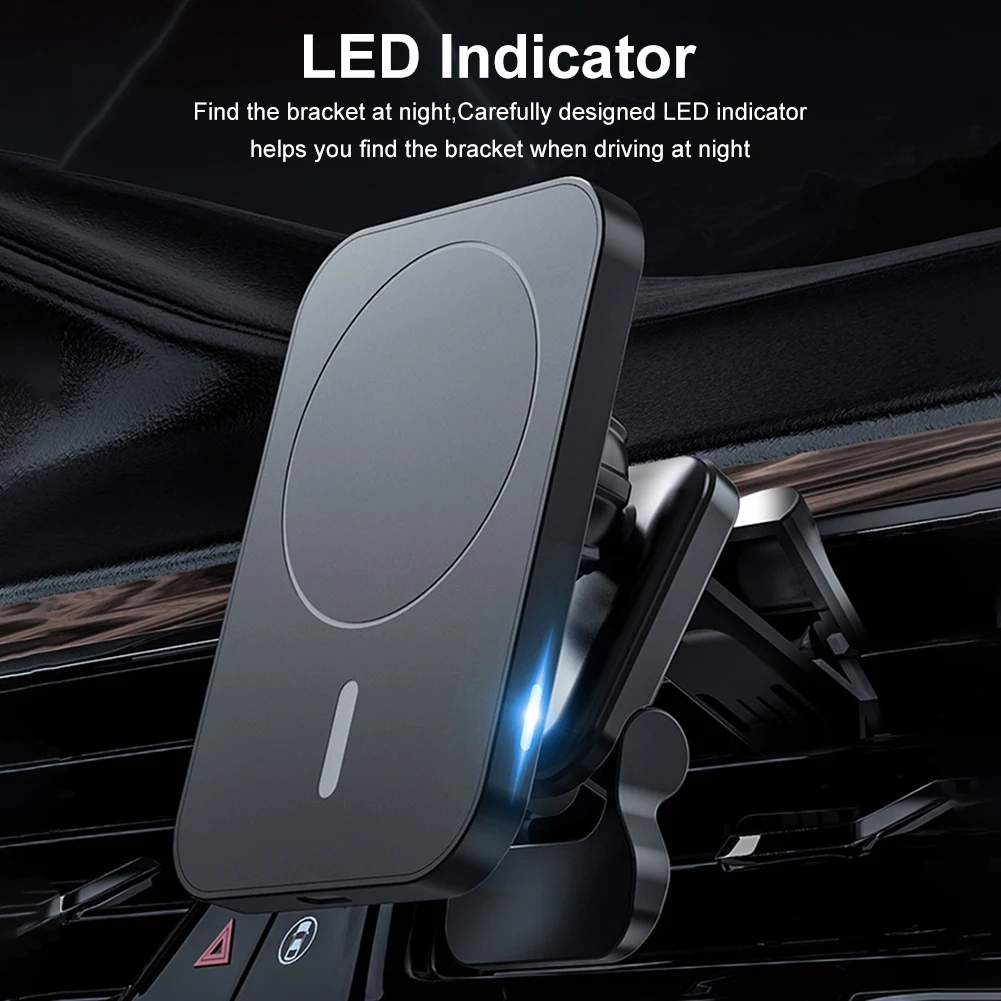 Magnetic Wireless Car Charger for iPhone 13/13 Pro/13 Pro Max/13 Mini/iPhone12/12 Pro/12 Pro Max/12 Mini Air Vent Phone Holder
Magnetic Wireless Car Charger for iPhone 13/13 Pro/13 Pro Max/13 Mini/iPhone12/12 Pro/12 Pro Max/12 Mini Air Vent Phone Holder