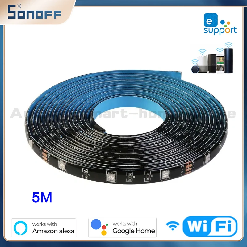 SONOFF L2 Smart LED Light Strip EWELink Wireless App Remote Control RGB Dimmable Flexible Strip Voice Control Alexa Google Home
SONOFF L2 Smart LED Light Strip EWELink Wireless App Remote Control RGB Dimmable Flexible Strip Voice Control Alexa Google Home