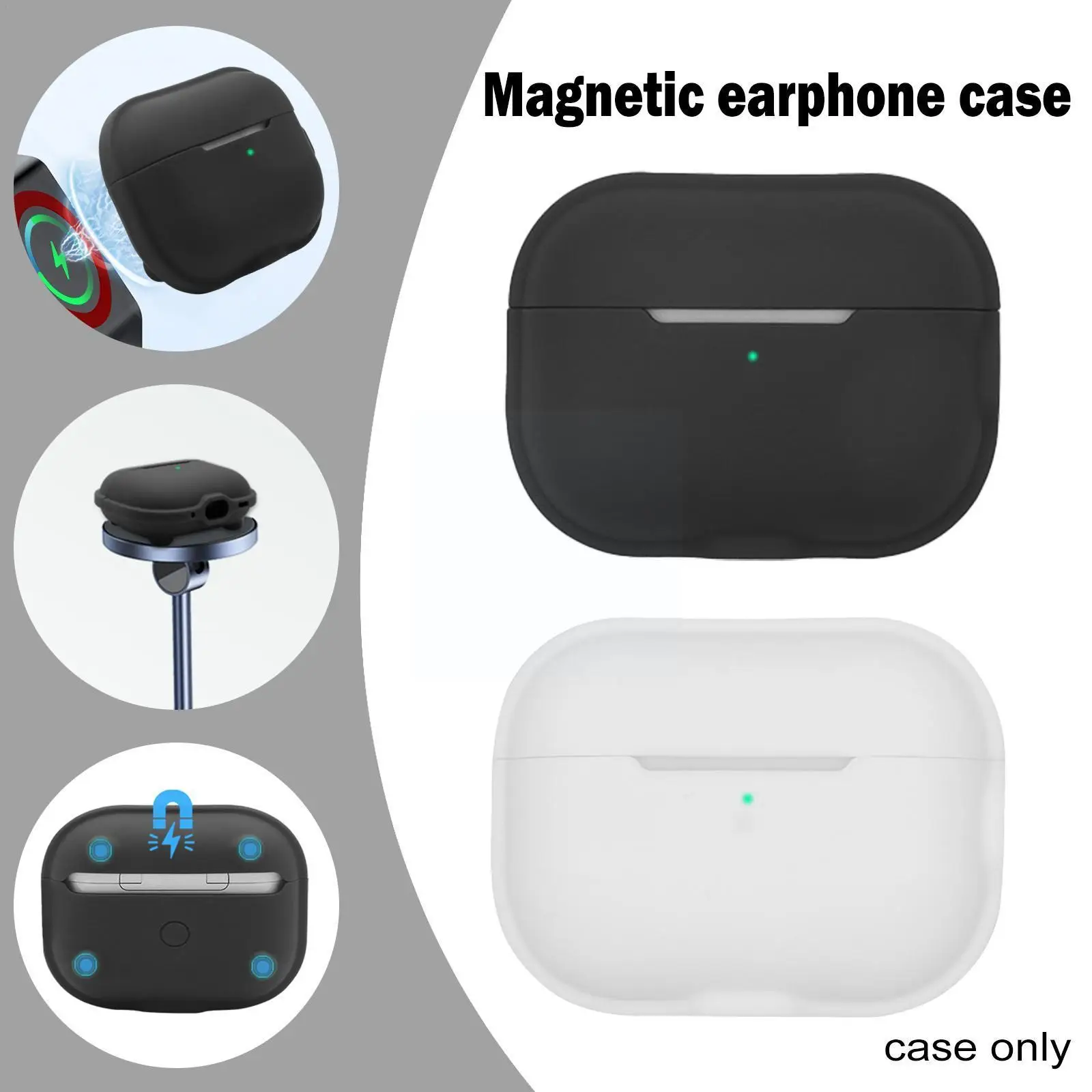 Magnetic Earphone Case For Airpods Pro 2 (2022) For MagSafe Compatible Charging TPU Resistant Drops Protective Cover F5G4
Magnetic Earphone Case For Airpods Pro 2 (2022) For MagSafe Compatible Charging TPU Resistant Drops Protective Cover F5G4