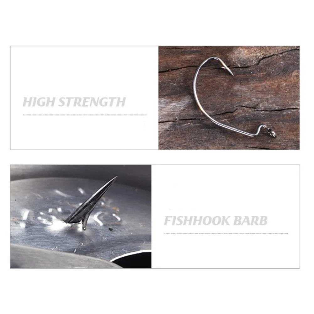 61pcs Soft Tail Bait Hook Threaded T-tail Crank Hook Road Sub Bait 13*6cm Durable Practical Fishing Accessories
61pcs Soft Tail Bait Hook Threaded T-tail Crank Hook Road Sub Bait 13*6cm Durable Practical Fishing Accessories