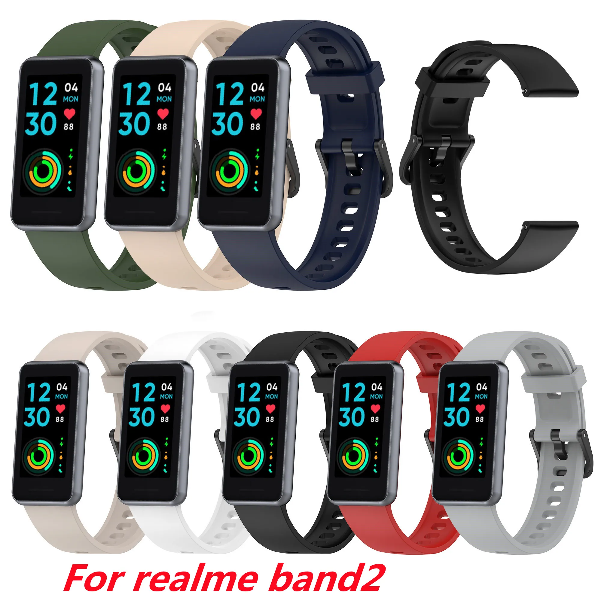 Ремешок силиконовый для смарт-часов Realme Band 2 46 мм, спортивный Защитный Браслет, аксессуары для часов, 18 мм
Ремешок силиконовый для смарт-часов Realme Band 2 46 мм, спортивный Защитный Браслет, аксессуары для часов, 18 мм