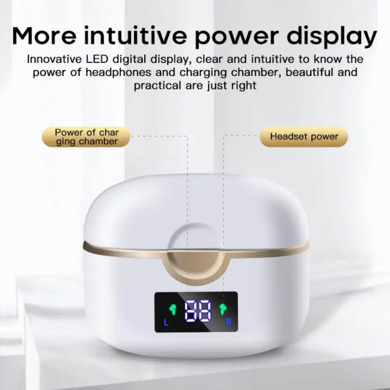 With Charging Case Bluetooth Earphone Dual Led Displays Stereo Tws Earbuds Waterproof Wireless Headphones Sport Headset
With Charging Case Bluetooth Earphone Dual Led Displays Stereo Tws Earbuds Waterproof Wireless Headphones Sport Headset