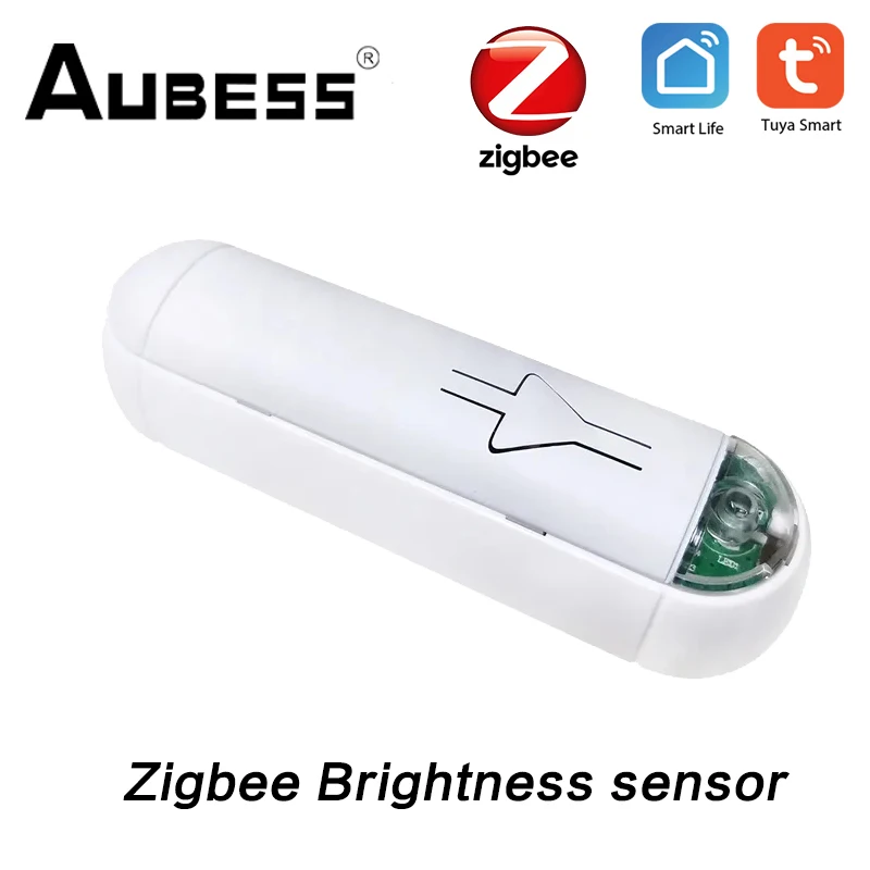 Tuya Zigbee Brightness Sensor Illuminance Meter Intelligent Detection Automation Smart Light Sensor Works With Zigbee Gateway
Tuya Zigbee Brightness Sensor Illuminance Meter Intelligent Detection Automation Smart Light Sensor Works With Zigbee Gateway