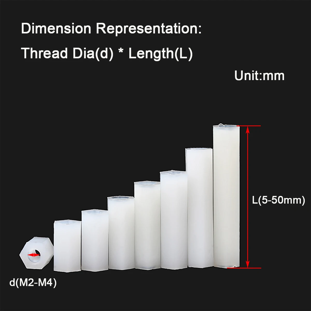 M2M2.5M3M4 Nylon Double Pass Plastic Insulated Pc Board Spacing Hexagonal Stud
M2M2.5M3M4 Nylon Double Pass Plastic Insulated Pc Board Spacing Hexagonal Stud