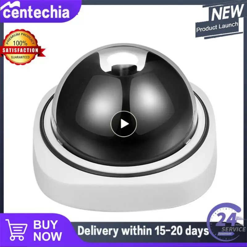 Dummy Surveillance Cam Indoor/Outdoor Fake Camera Simulation Hemisphere Cam Flashing Red Light Simulation Burglar Alarm Camera
Dummy Surveillance Cam Indoor/Outdoor Fake Camera Simulation Hemisphere Cam Flashing Red Light Simulation Burglar Alarm Camera