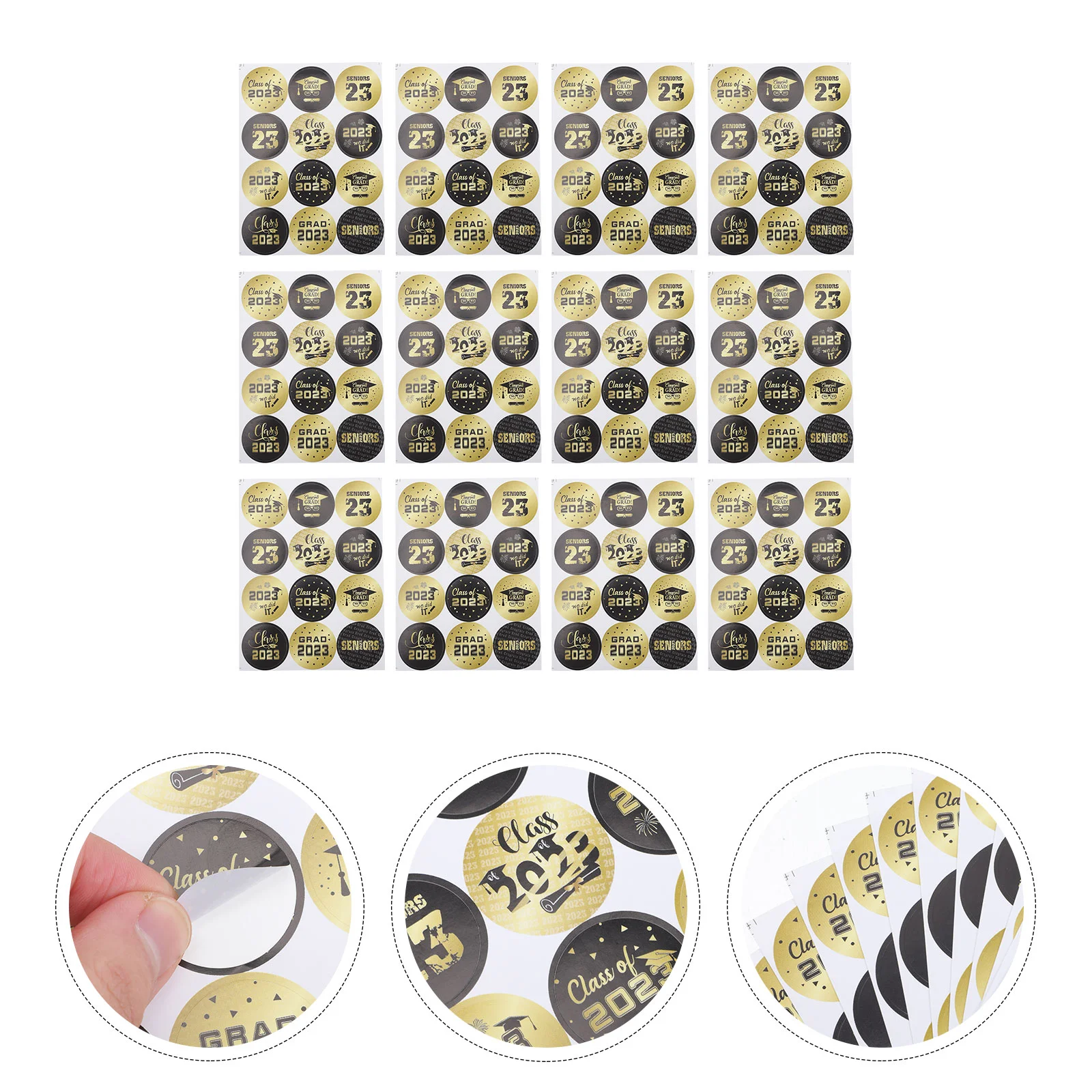 20 Pcs Graduation Stickers Class 2023 Sealing Labels Scrapbook Scrapbooking Congrats Self Adhesive Bag Envelopes
20 Pcs Graduation Stickers Class 2023 Sealing Labels Scrapbook Scrapbooking Congrats Self Adhesive Bag Envelopes