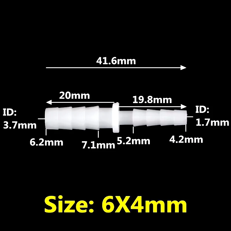 Пластиковые прямые соединители Pagoda 2,4~9мм до 4~12мм
Пластиковые прямые соединители Pagoda 2,4~9мм до 4~12мм
