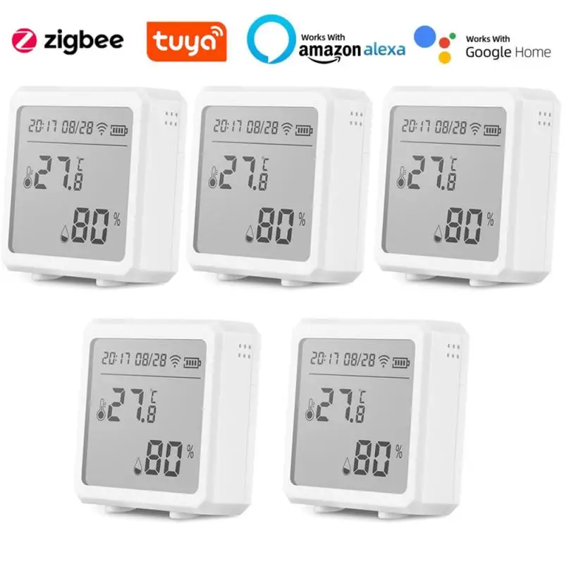 Умный датчик температуры и влажности Tuya Zigbee с ЖК-дисплеем, управление умным домом через Alexa и Google Assistant
Умный датчик температуры и влажности Tuya Zigbee с ЖК-дисплеем, управление умным домом через Alexa и Google Assistant