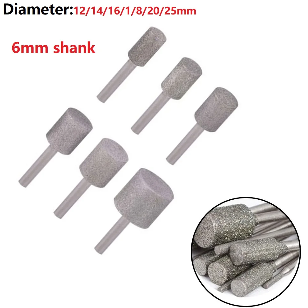 10Pcs Grinding Bit Cylinder Diamond Burr Drill Bit 4-12mm For Carving Engraving Drilling Woodworking Tool Grinder Accessories
10Pcs Grinding Bit Cylinder Diamond Burr Drill Bit 4-12mm For Carving Engraving Drilling Woodworking Tool Grinder Accessories