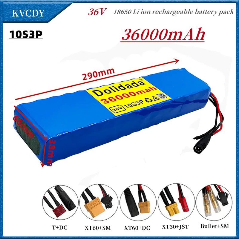 10S3P 36V 36Ah Battery ebike battery pack 18650 Li-Ion Batteries 350W 500W For High Power electric scooter Motorcycle Scooter
10S3P 36V 36Ah Battery ebike battery pack 18650 Li-Ion Batteries 350W 500W For High Power electric scooter Motorcycle Scooter