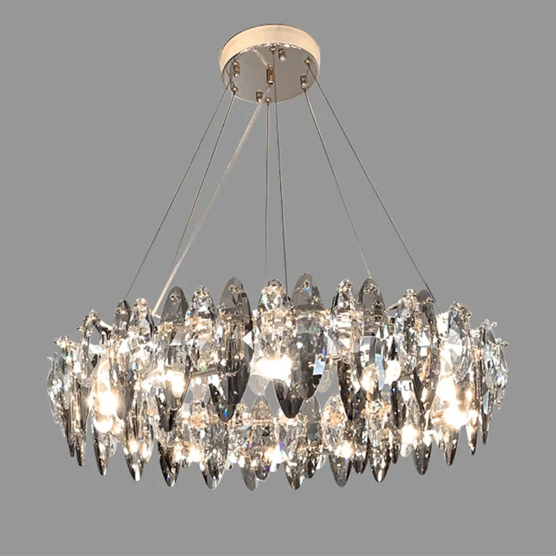 Modern Round Crystal LED Suspension Luminaire Lampen Hanging Lamp Lustre Chandelier Lighting For Foyer
Modern Round Crystal LED Suspension Luminaire Lampen Hanging Lamp Lustre Chandelier Lighting For Foyer