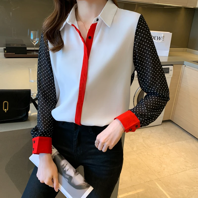Elegant Office Top Female Fashion Printing Shirts Woman Long Sleeve Blouses Spring Autumn Luxury Casual Mujer Blusas YM31
Elegant Office Top Female Fashion Printing Shirts Woman Long Sleeve Blouses Spring Autumn Luxury Casual Mujer Blusas YM31