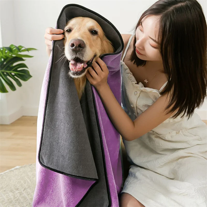 Pet Towel Quick Dry Dog Towel Bath Robe Soft Fiber Absorbent Cat Bath Towel Convenient Pet Cleaning Washcloth Pet Accessories
Pet Towel Quick Dry Dog Towel Bath Robe Soft Fiber Absorbent Cat Bath Towel Convenient Pet Cleaning Washcloth Pet Accessories