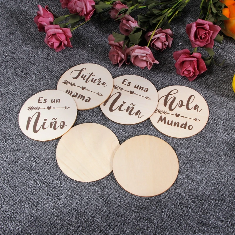 6 Pcs Handmade Baby Milestone Cards Newborn Monthly Recording Cards Spanish Language Letters Love Arrow Print Photocards
6 Pcs Handmade Baby Milestone Cards Newborn Monthly Recording Cards Spanish Language Letters Love Arrow Print Photocards