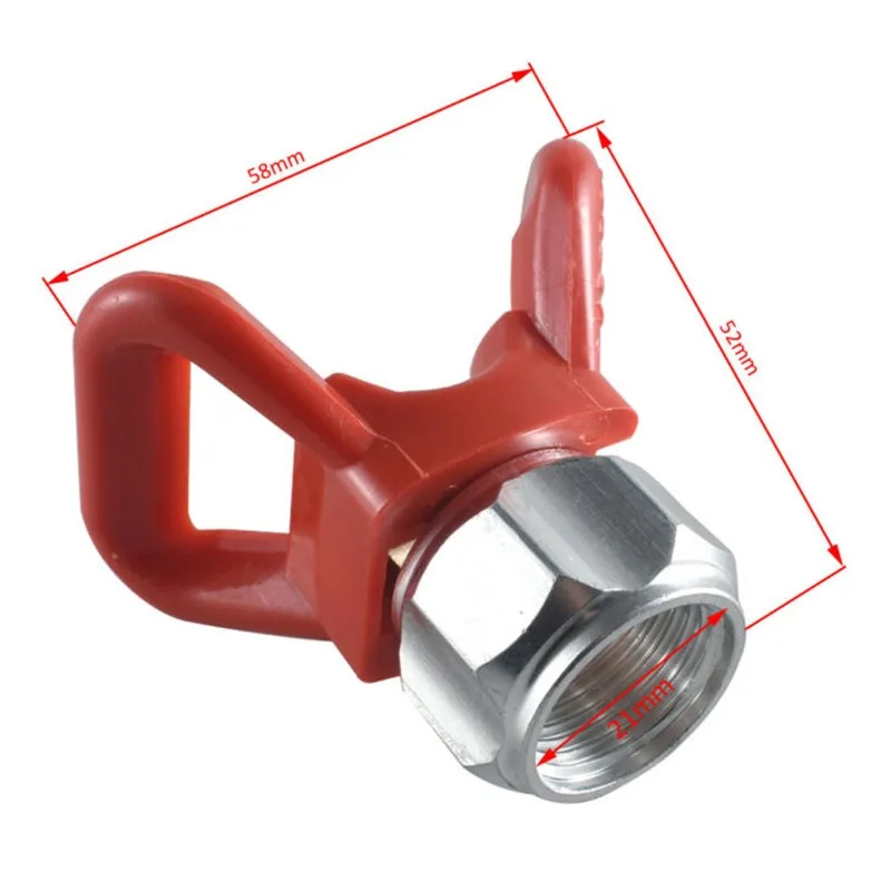 1*Airless Paint Sprayer Tip Guard Nozzle Seat G7/8-14 Holder Spraying Machine Nozzle Sprayer Gun Nozzle Seat Guard Hand Tools
1*Airless Paint Sprayer Tip Guard Nozzle Seat G7/8-14 Holder Spraying Machine Nozzle Sprayer Gun Nozzle Seat Guard Hand Tools
