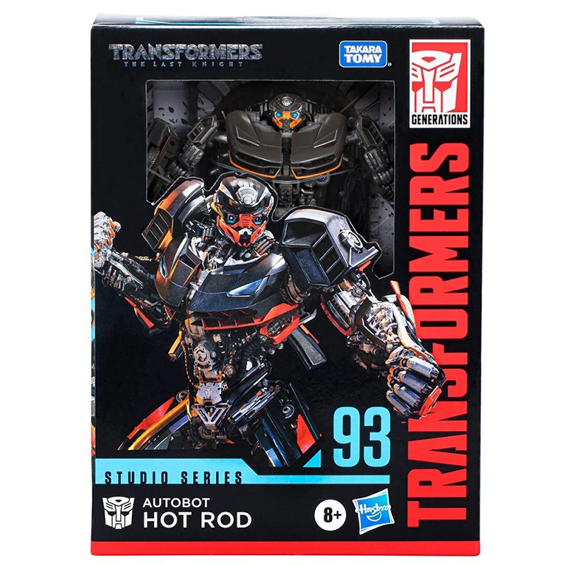 

Hasbro SS93 Autobot Transformers Studio Series Hot Rod 12cm Deluxe Class Original Action Car Model Children Toy Gift Collection