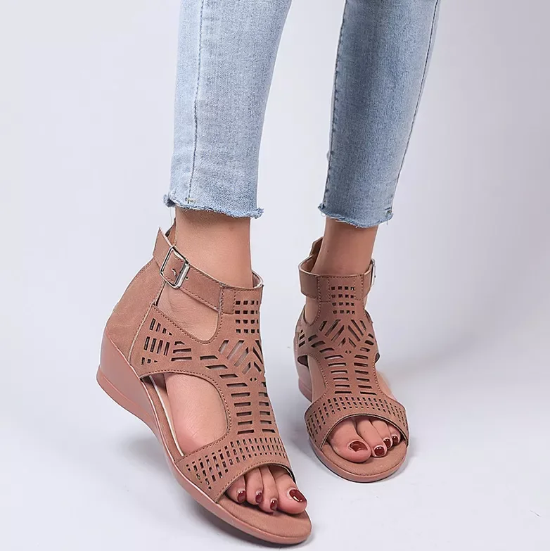 NEW 2023 Women Sandals 2023 High Heels Hollow Out Sexy Round Toe Zipper Wedding Party Brand Fashion Shoes For Lady Plus Size
NEW 2023 Women Sandals 2023 High Heels Hollow Out Sexy Round Toe Zipper Wedding Party Brand Fashion Shoes For Lady Plus Size