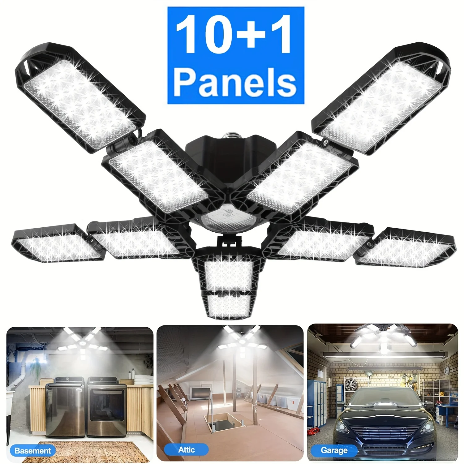 LED Garage Light ledcbet 5/8/10 Panel Daylight 6500K
LED Garage Light ledcbet 5/8/10 Panel Daylight 6500K