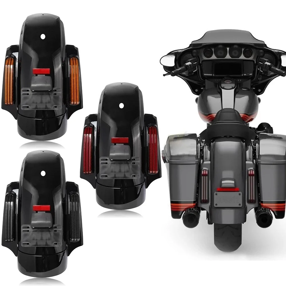 Motorcycle accessories Suitable for Harley Street grand glider Road King refitted rear mud tile with lamp rear fender 14-20
Motorcycle accessories Suitable for Harley Street grand glider Road King refitted rear mud tile with lamp rear fender 14-20