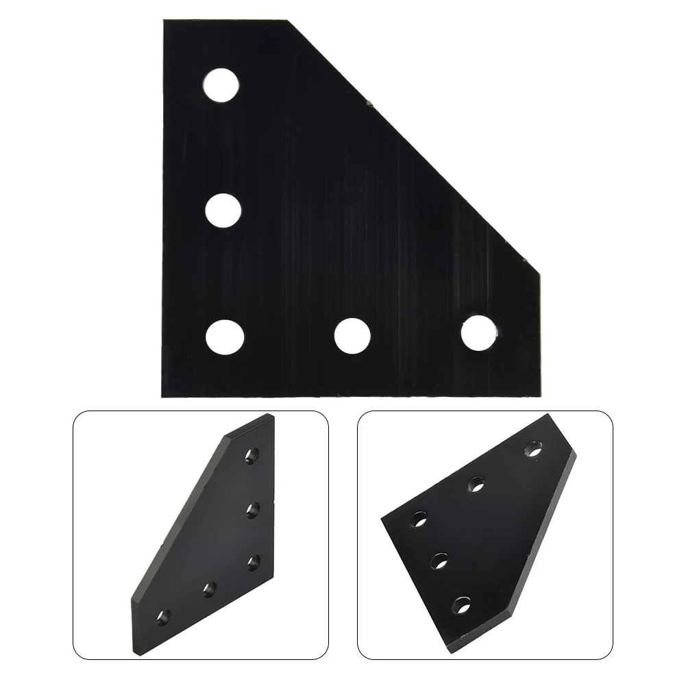 5-Hole Joint Board Plate Corner Angle-Bracket L Connection Joint Plate Strip 90 Degree For 2020 Aluminum-Profile Black/Silver
5-Hole Joint Board Plate Corner Angle-Bracket L Connection Joint Plate Strip 90 Degree For 2020 Aluminum-Profile Black/Silver