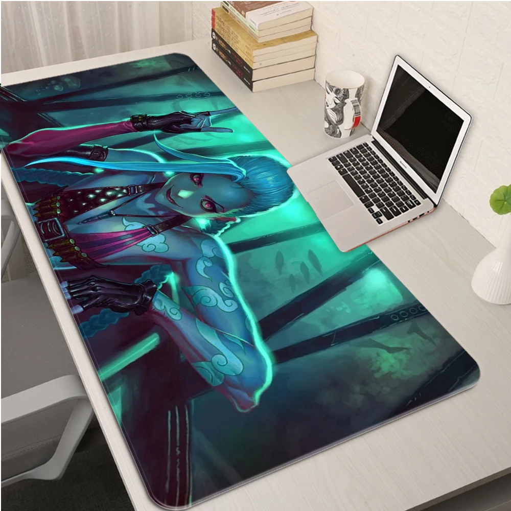 LOL Runaway Loli Jinx Gaming Mousepad Arcane Baobao Anti-slip Table Mat Anime Girl Kawaii Game Component Carpet Large Mousepad
LOL Runaway Loli Jinx Gaming Mousepad Arcane Baobao Anti-slip Table Mat Anime Girl Kawaii Game Component Carpet Large Mousepad