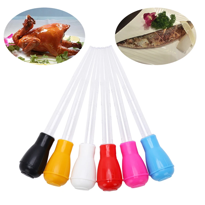 

30ml Gadgets Chicken Turkey Poultry BBQ Syringe Pastry Tube Barbecue Oil Dropper Cooking Tools Flavour Baster Syringe Tube