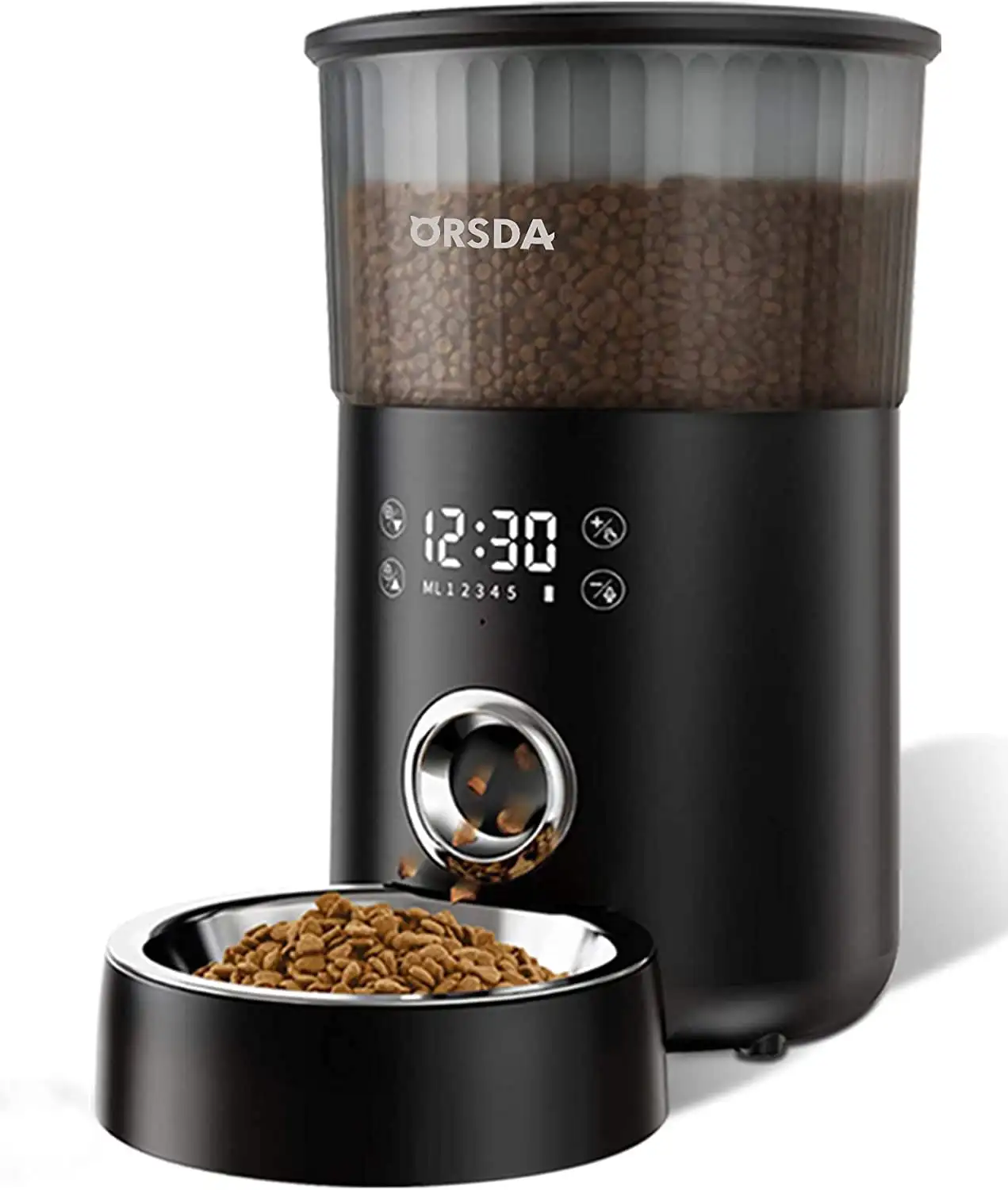Automatic Cat Feeder, 135oz/4L Dog Feeder Pet Food Dispenser with Programmable Timer, Portion Control 1-5 Meals Per Day, Dual Po
Automatic Cat Feeder, 135oz/4L Dog Feeder Pet Food Dispenser with Programmable Timer, Portion Control 1-5 Meals Per Day, Dual Po