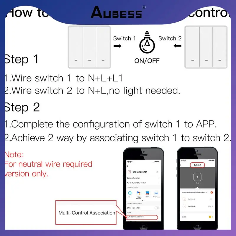 App Control Tuya Zigbee Switch Voice Control Smart Light Switch 2/3 Way Touch Panel Touch Control Light Switch Ac100-250v
App Control Tuya Zigbee Switch Voice Control Smart Light Switch 2/3 Way Touch Panel Touch Control Light Switch Ac100-250v