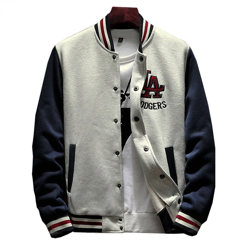 Supzoom New Arrival Letter Rib Sleeve Cotton Embroidery Logo Single Breasted Casual Bomber Baseball Jacket Loose Cardigan Coat
Supzoom New Arrival Letter Rib Sleeve Cotton Embroidery Logo Single Breasted Casual Bomber Baseball Jacket Loose Cardigan Coat