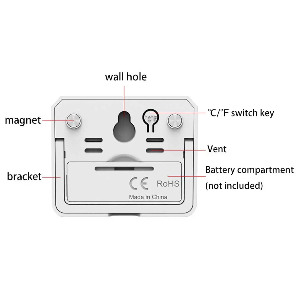 LCD Digital Thermometer Mini Room Screen Temperature 2pcs Display Electronic Gauge Humidity Hygrometer Accurate
LCD Digital Thermometer Mini Room Screen Temperature 2pcs Display Electronic Gauge Humidity Hygrometer Accurate