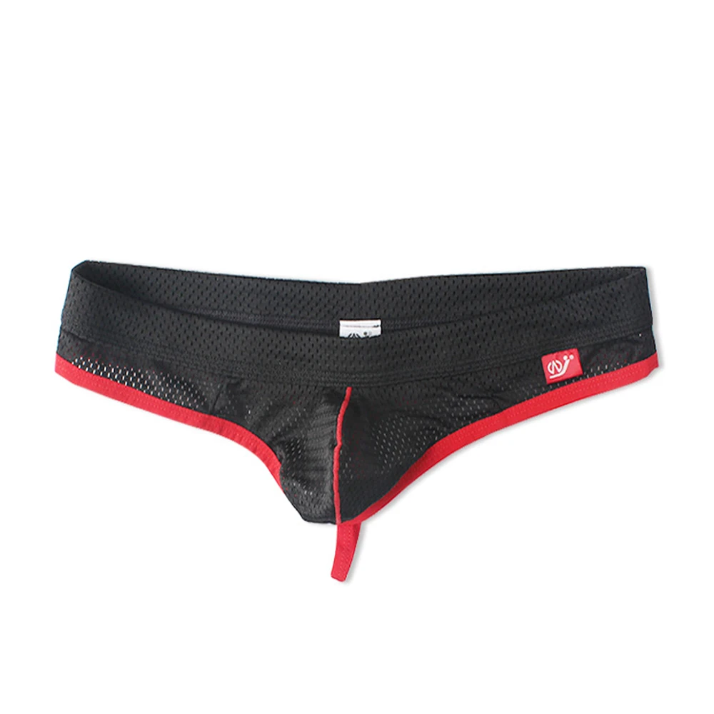 Men Bulge Pouch G-String Breathable Comfort Mesh Low Waist Bikini Underpants Male's Swimwear Beachwear Thong Briefs Tanga Hombre
Men Bulge Pouch G-String Breathable Comfort Mesh Low Waist Bikini Underpants Male's Swimwear Beachwear Thong Briefs Tanga Hombre