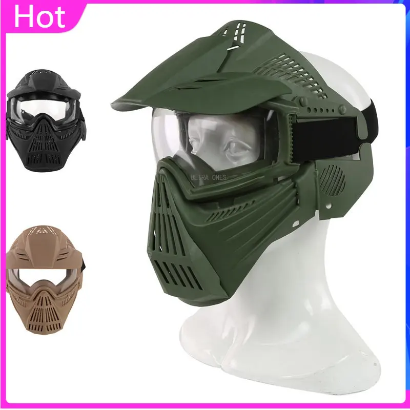 Cs Full Face Mask Tactical Shooting Hunting Paintball Impact Resistance Masks Outdoor Sports Windproof Breathable Face Masks
Cs Full Face Mask Tactical Shooting Hunting Paintball Impact Resistance Masks Outdoor Sports Windproof Breathable Face Masks
