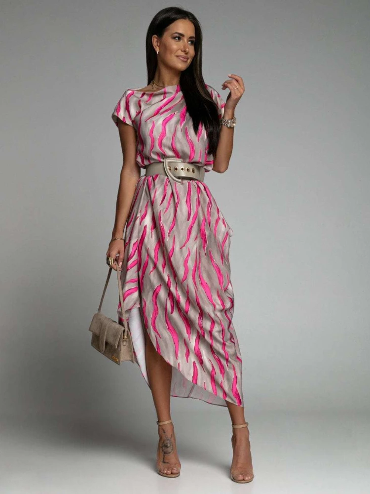 Spring Summer New Fashion Print Women's Loose Casual Dress Street Women's Dress Women's Red Dress Dresses Women Ankle-Length
Spring Summer New Fashion Print Women's Loose Casual Dress Street Women's Dress Women's Red Dress Dresses Women Ankle-Length
