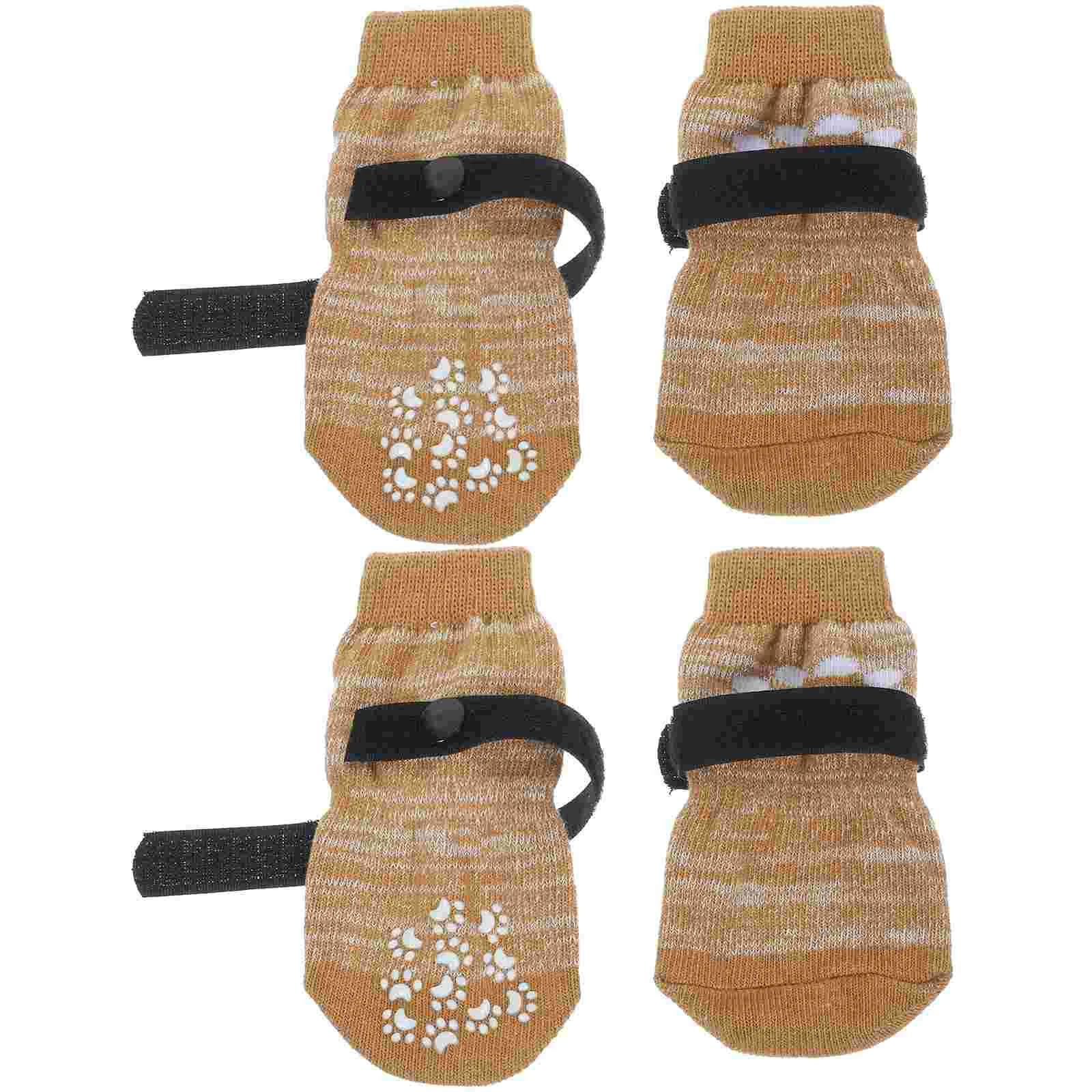 4 Pcs An Fittings Pet Dog Socks Puppy Accessories Washable Paw Protectors Portable Cotton Breathable Wear-resistant
4 Pcs An Fittings Pet Dog Socks Puppy Accessories Washable Paw Protectors Portable Cotton Breathable Wear-resistant
