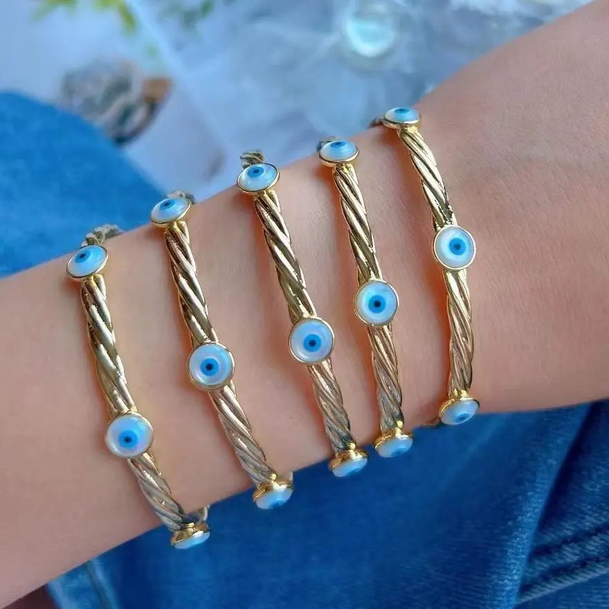 Высококачественный модный позолоченный браслет, 3 шт., популярный Шарм-браслет с ракушками для глаз, подарок для женщин и мужчин
Высококачественный модный позолоченный браслет, 3 шт., популярный Шарм-браслет с ракушками для глаз, подарок для женщин и мужчин