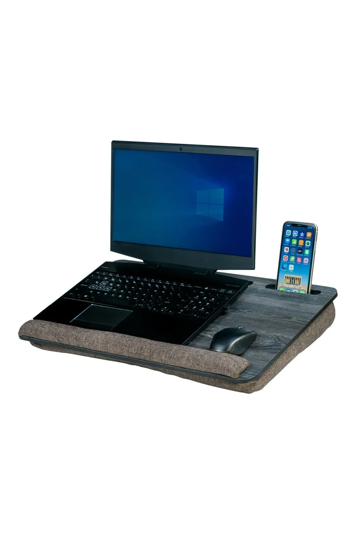 Wooden Laptop Stand Comfortable Cushion Laptop Stand 15.6 "and 17.3" Portable Notebook Tablet and Phone Compartmented Table
Wooden Laptop Stand Comfortable Cushion Laptop Stand 15.6 "and 17.3" Portable Notebook Tablet and Phone Compartmented Table