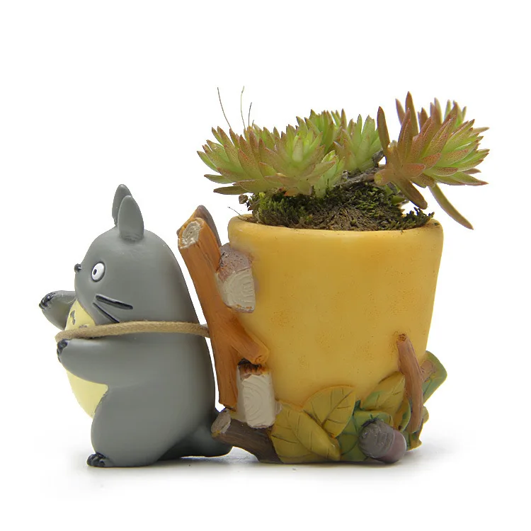 Small Mini Back Basket Totoro Flower Pot DIY Anime Doll Ornament Succulent Flower Pot Desktop Creative Storage Ornament
Small Mini Back Basket Totoro Flower Pot DIY Anime Doll Ornament Succulent Flower Pot Desktop Creative Storage Ornament