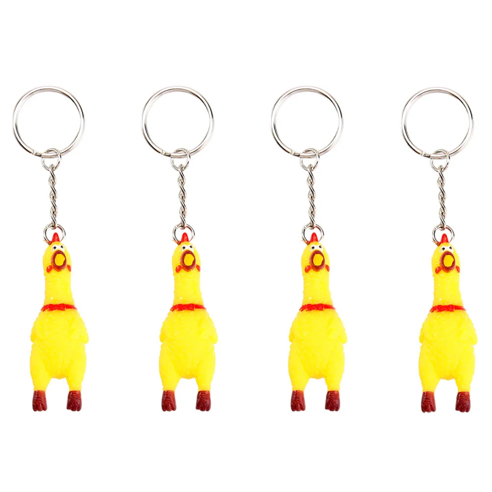 4 Pcs Animal Bath Toys Screaming Chick Chicken Key Holder Bag Hanging Pendant DIY Keychain Case Decoration Ring Ornament Baby
4 Pcs Animal Bath Toys Screaming Chick Chicken Key Holder Bag Hanging Pendant DIY Keychain Case Decoration Ring Ornament Baby